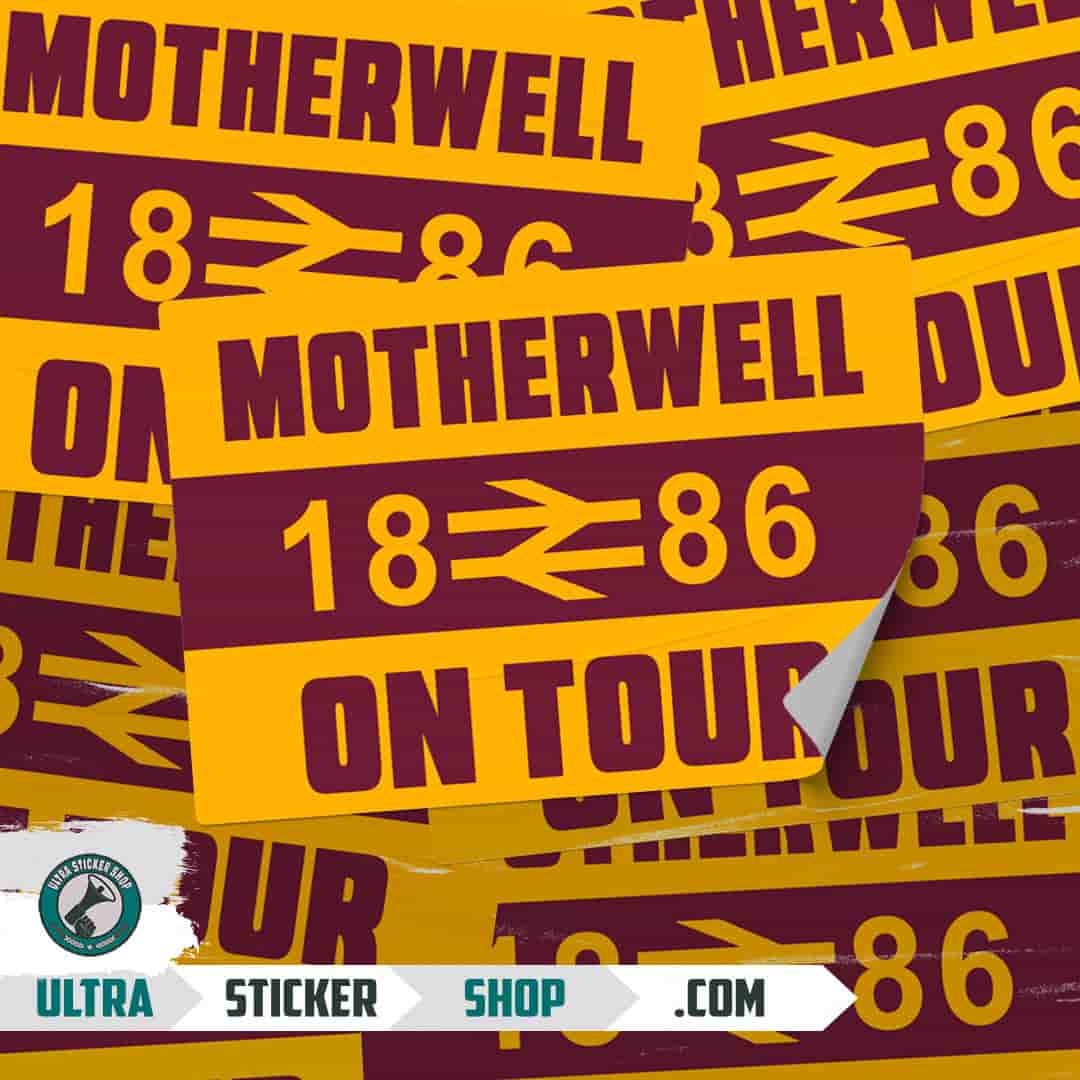 Motherwell 1886 on tour Stickers