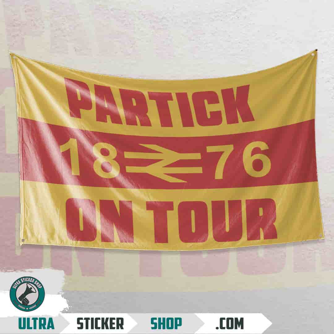 Partick 1876 on tour Flag