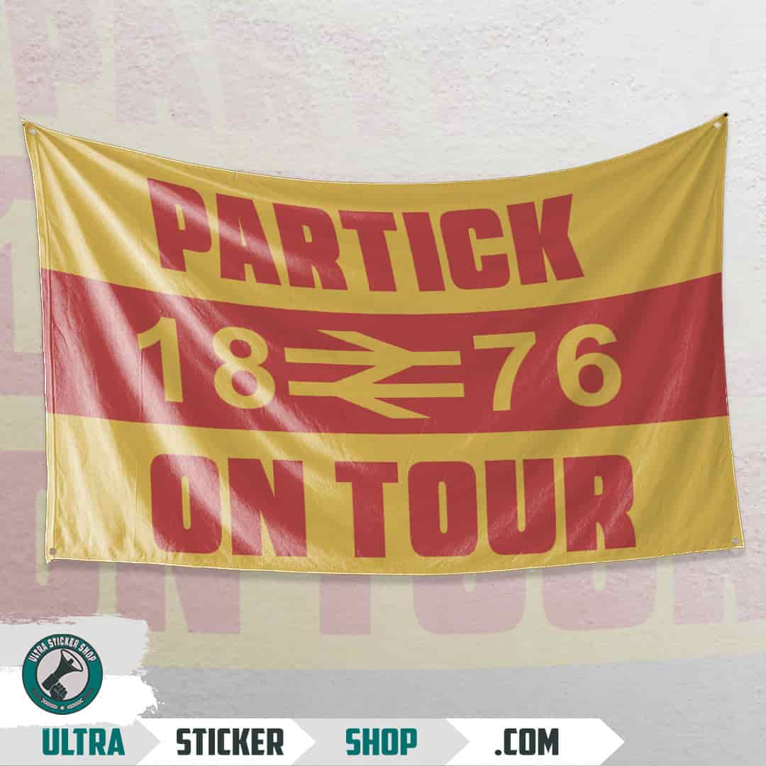 Partick 1876 on tour Flag