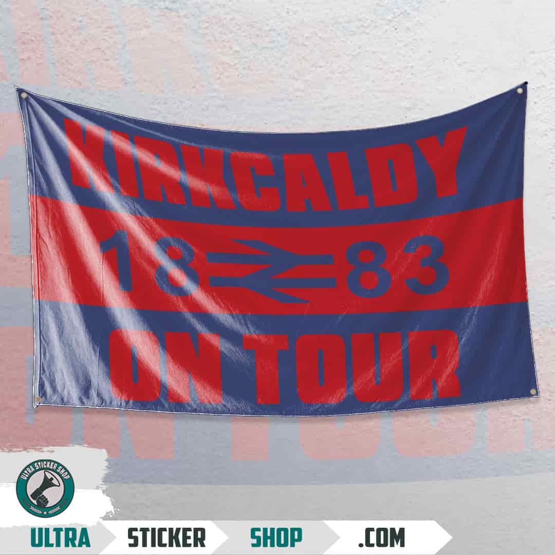 Kirkcaldy 1883 on tour Flag