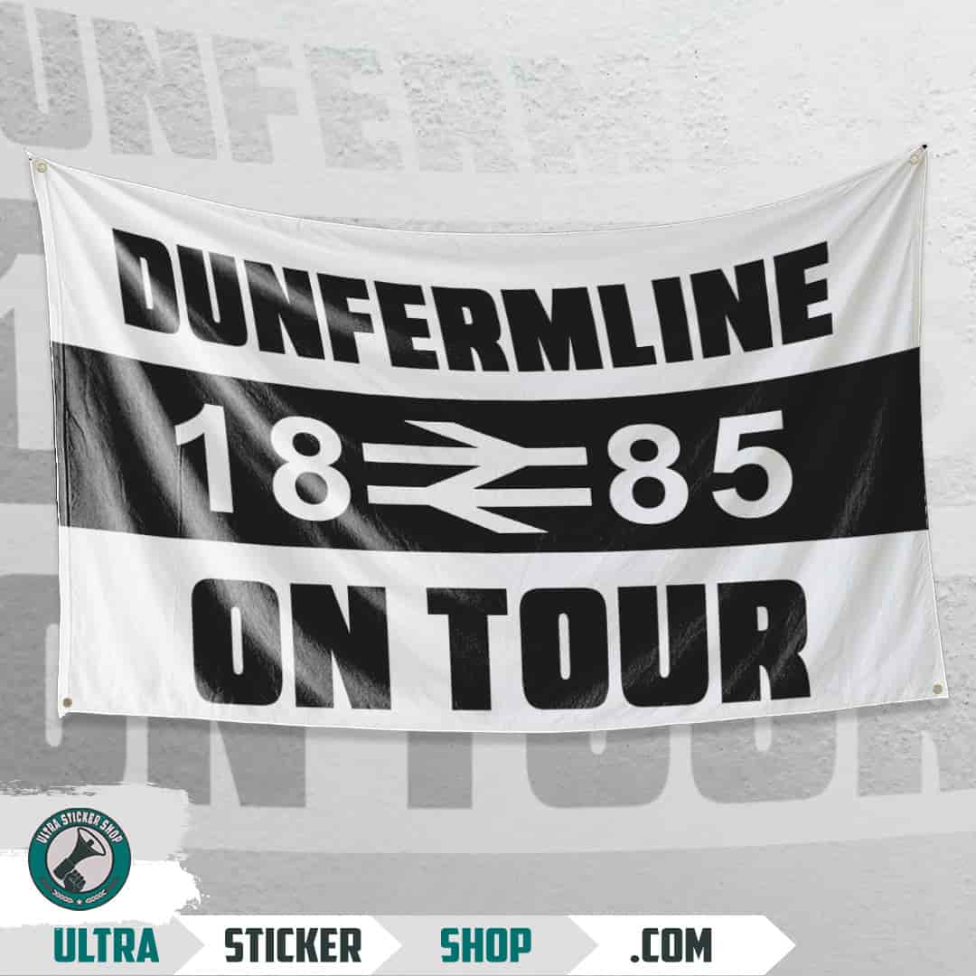 Dunfermline 1885 on tour Flag