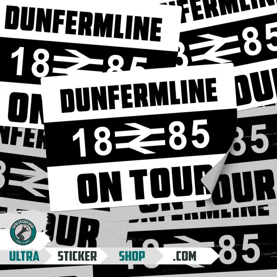 Dunfermline 1885 on tour Stickers
