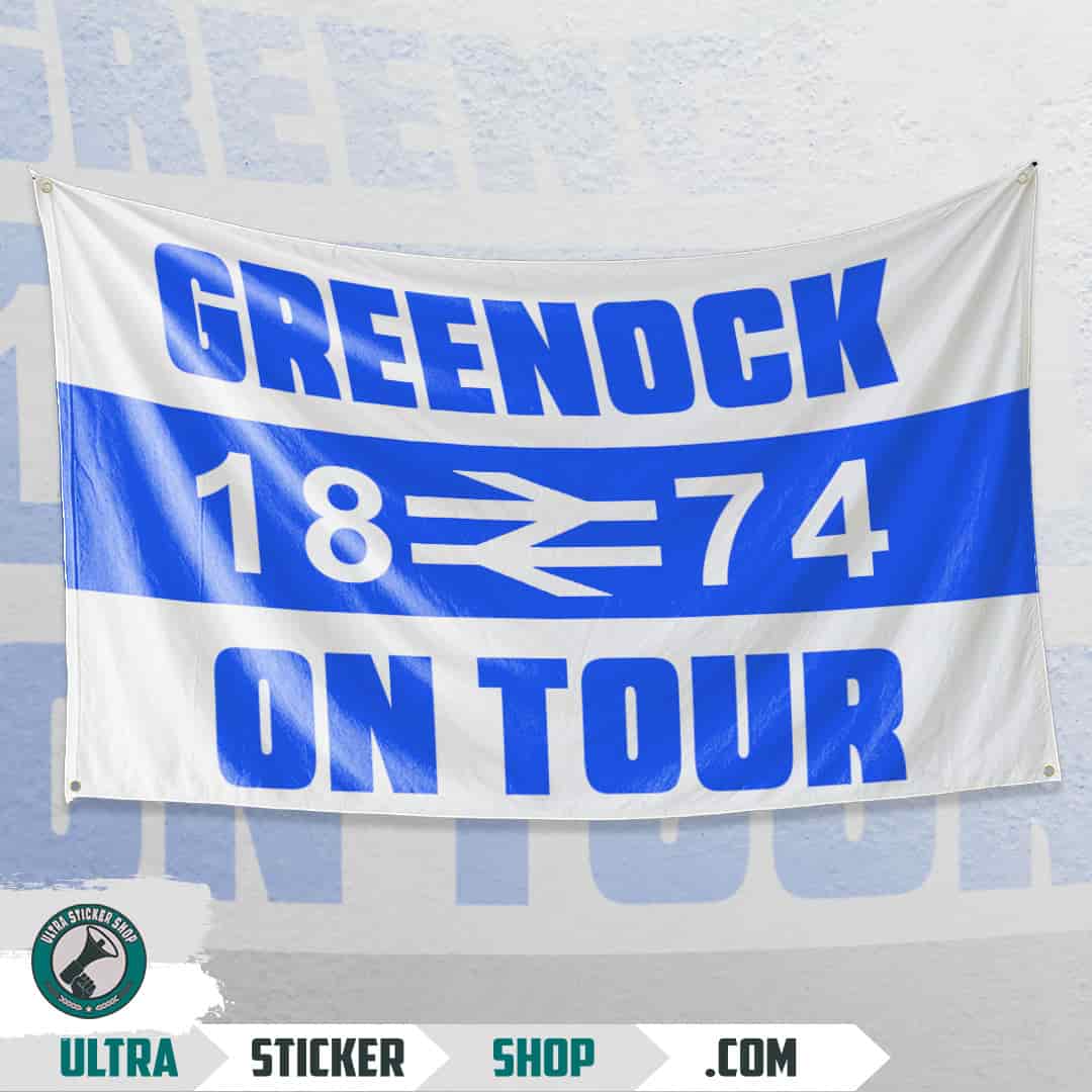 Greenock 1874 on tour Flag