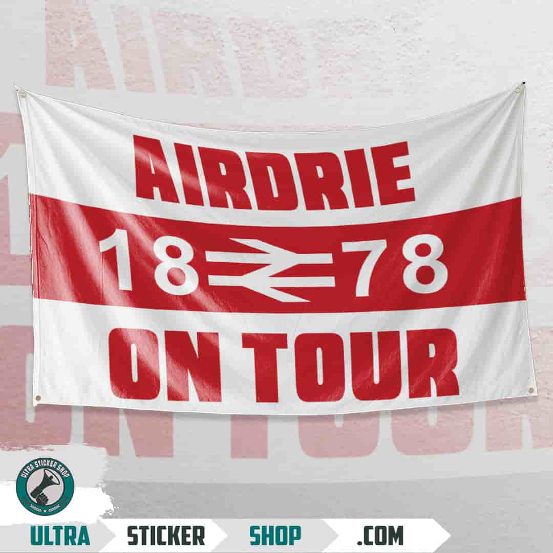 Airdrie 1878 on tour Flag