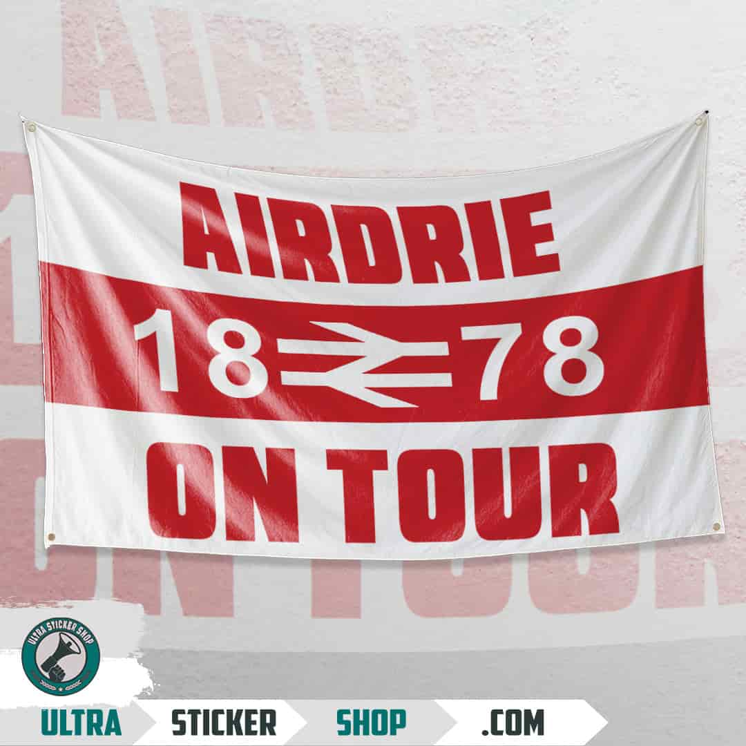 Airdrie 1878 on tour Flag