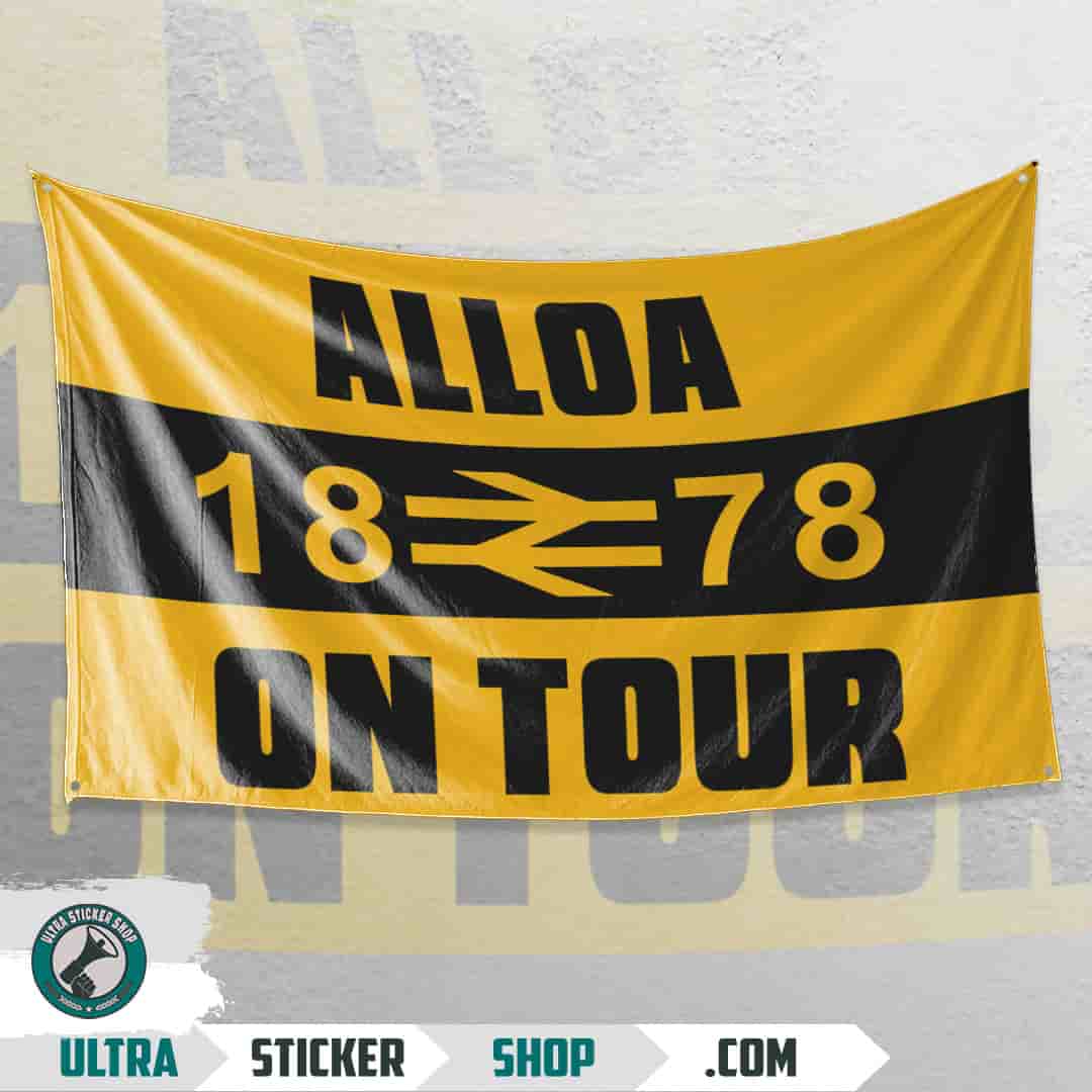 Alloa 1878 on tour Flag