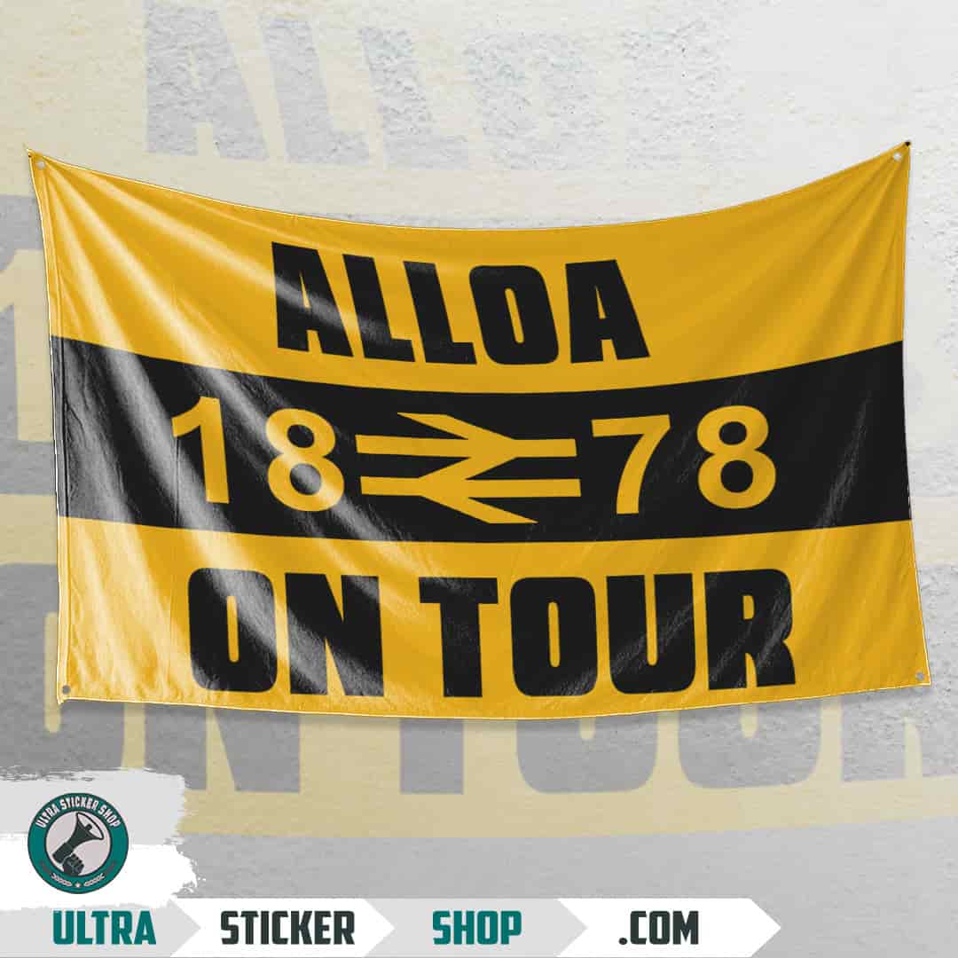 Alloa 1878 on tour Flag