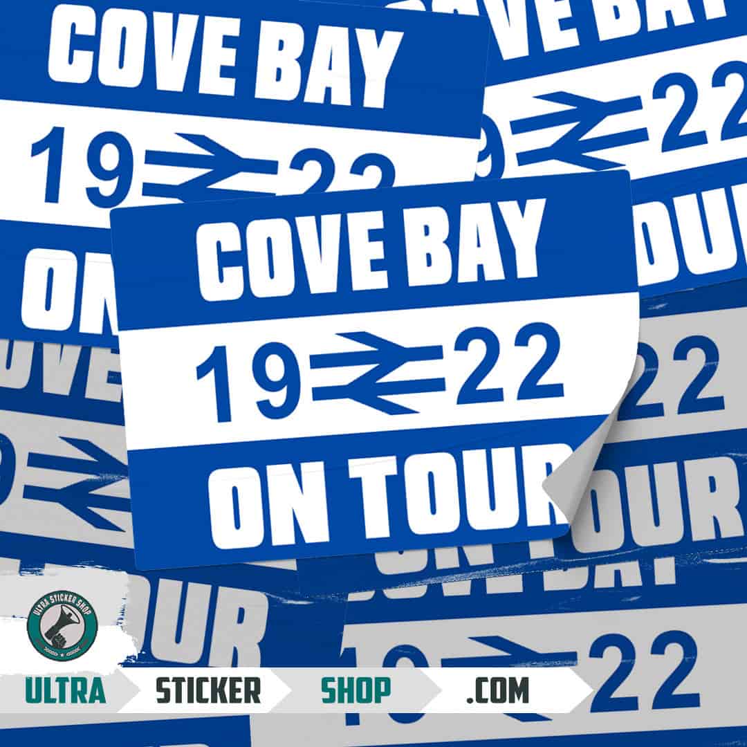 Cove Bay 1922 on tour Stickers