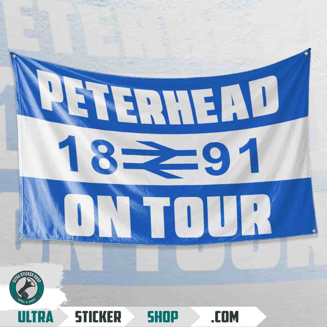 Peterhead 1891 on tour Flag
