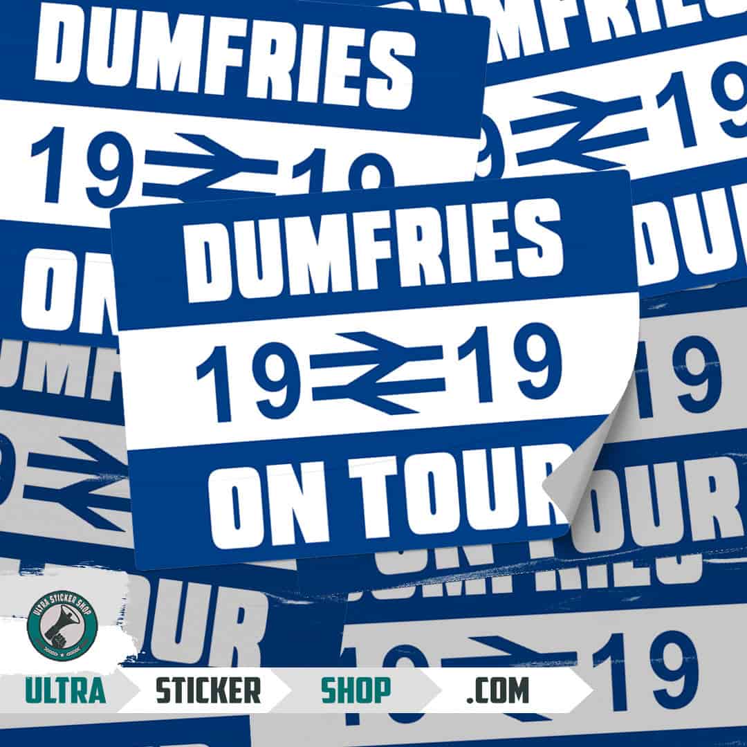 Dumfries 1919 on tour Stickers