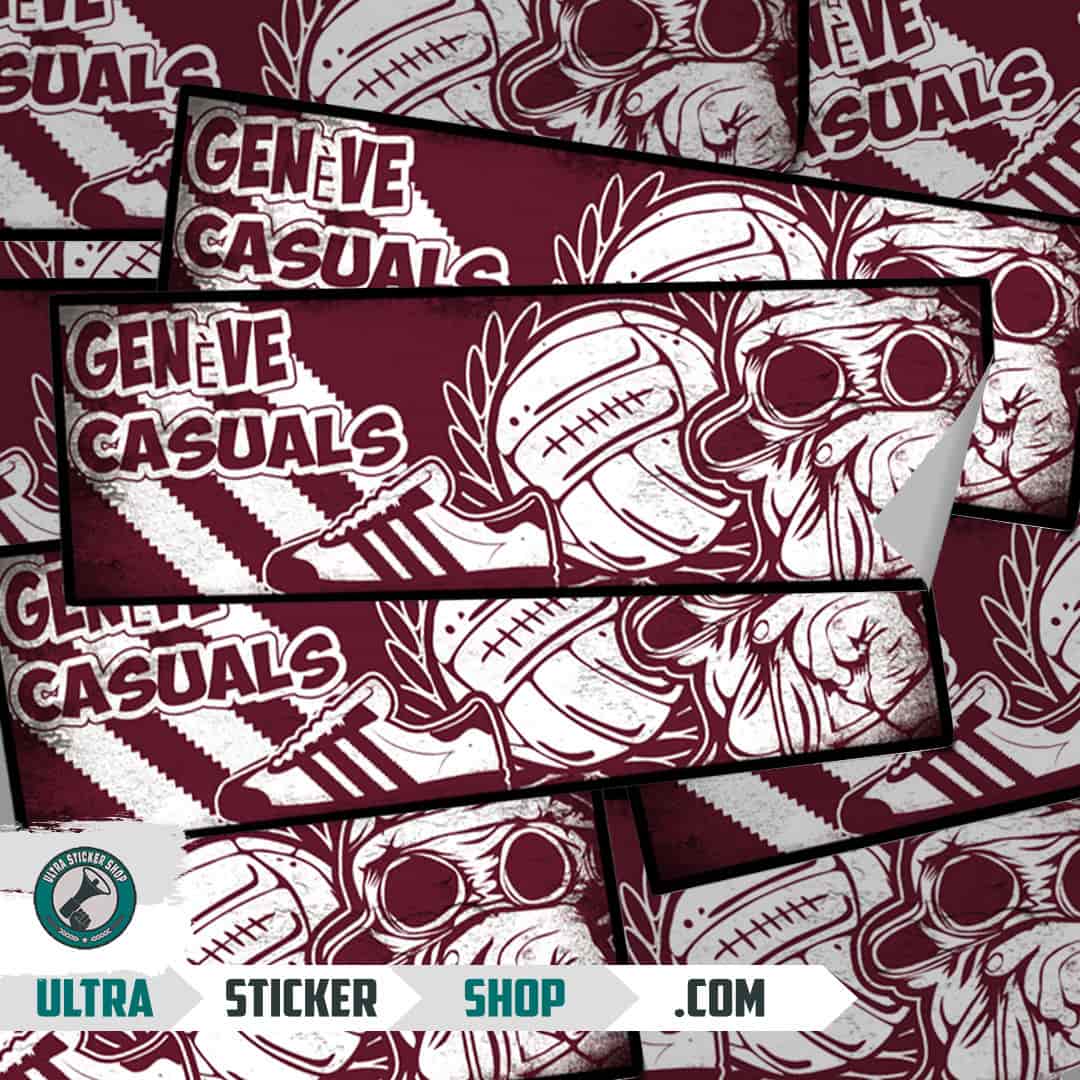 Genève casuals Stickers