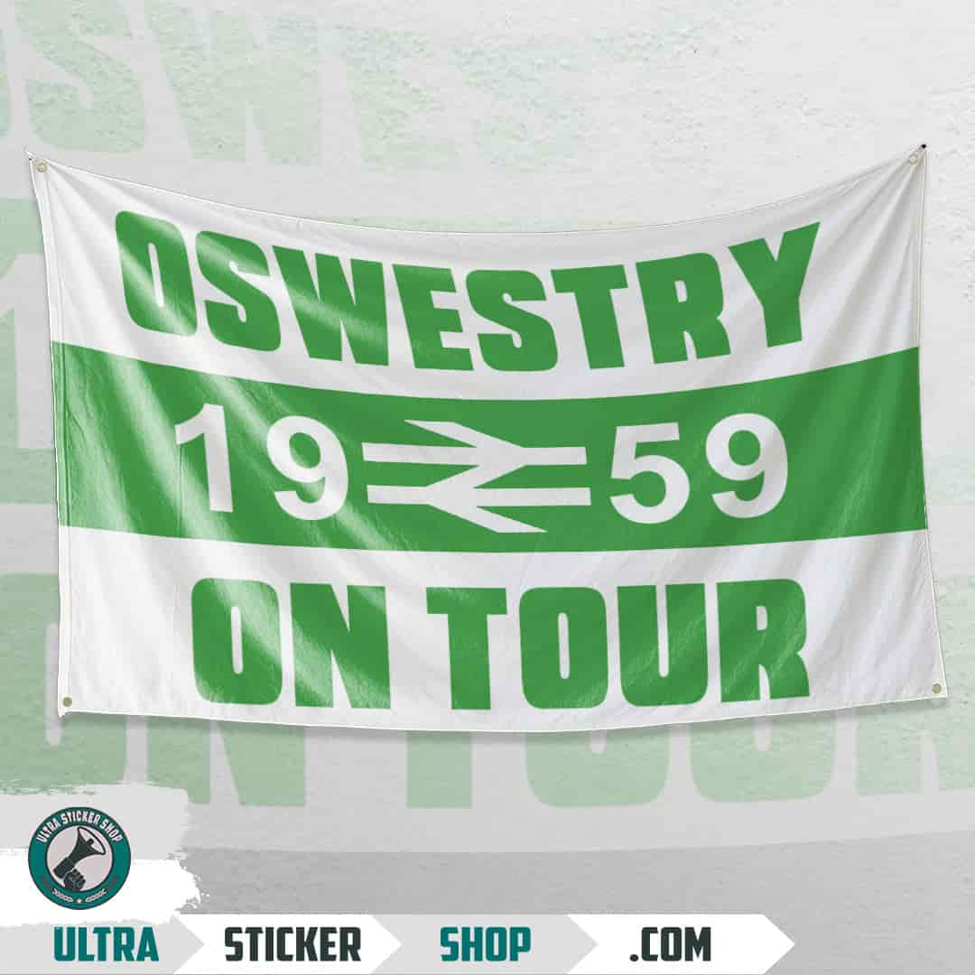 Oswestry 1959 on tour Flag