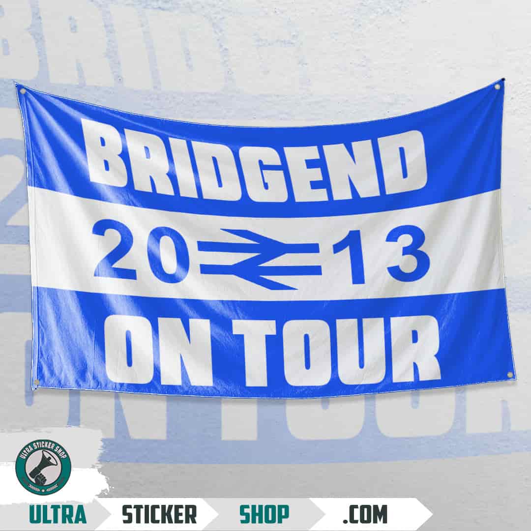 Bridgend 2013 on tour Flag