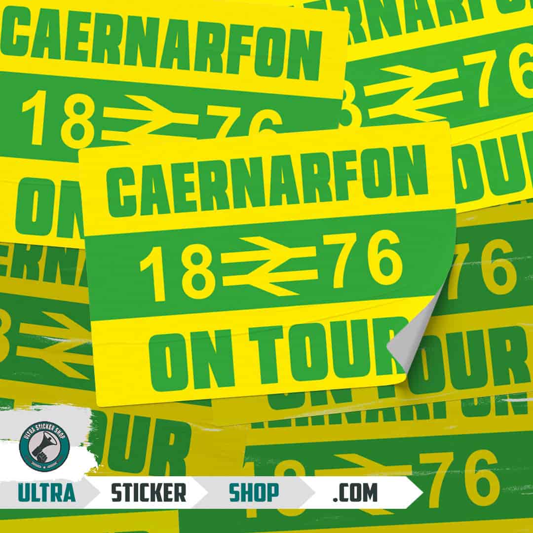 Caernarfon 1876 on tour Stickers