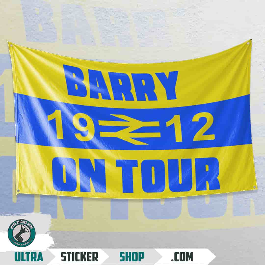 Barry 1912 on tour Flag