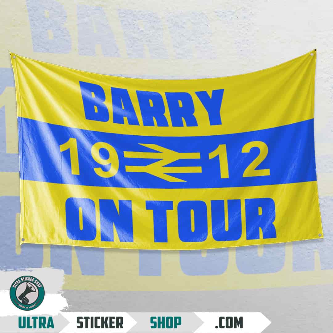 Barry 1912 on tour Flag