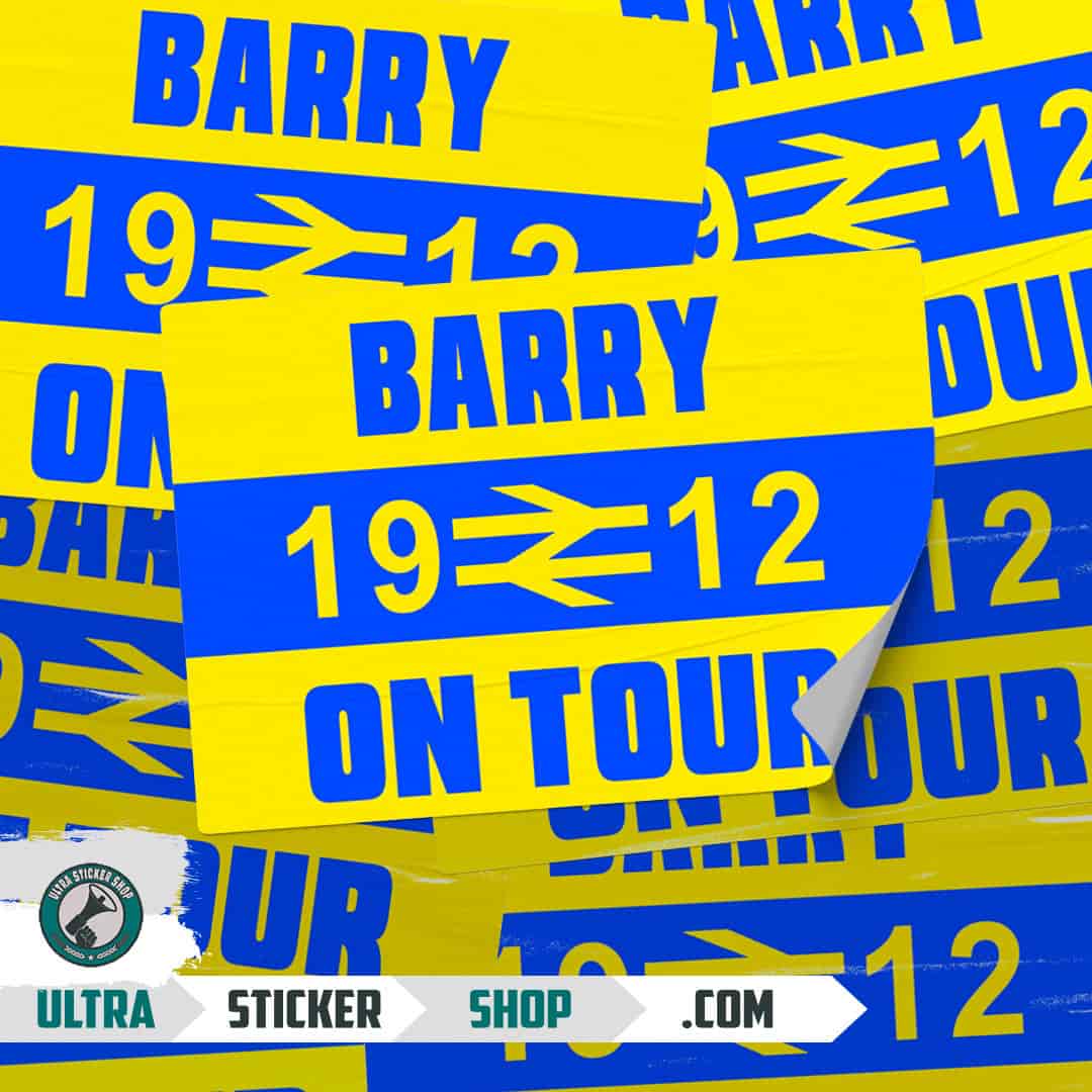 Barry 1912 on tour Stickers