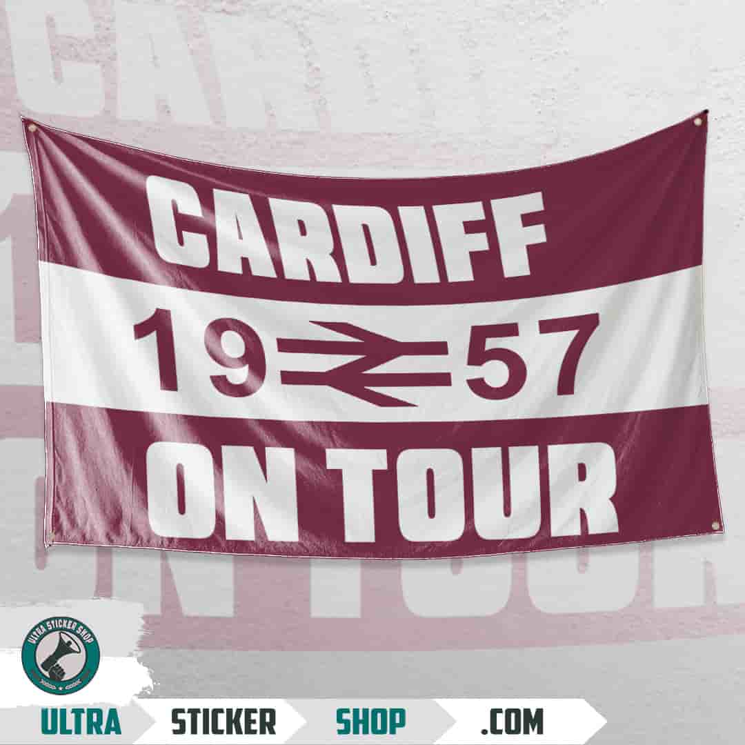 Cardiff 1957 on tour Flag