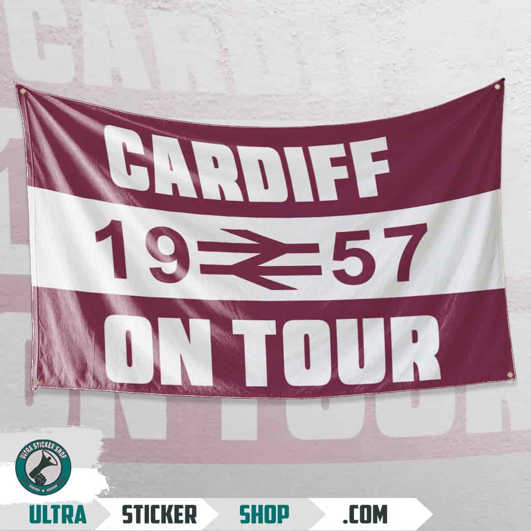 Cardiff 1957 on tour Flag