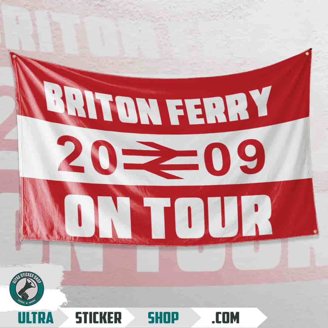 Briton Ferry 2009 on tour Flag