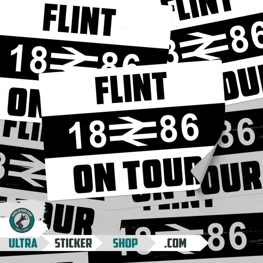 Flint 1886 on tour Stickers