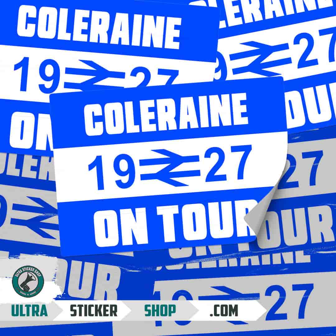 Coleraine 1927 on tour Stickers