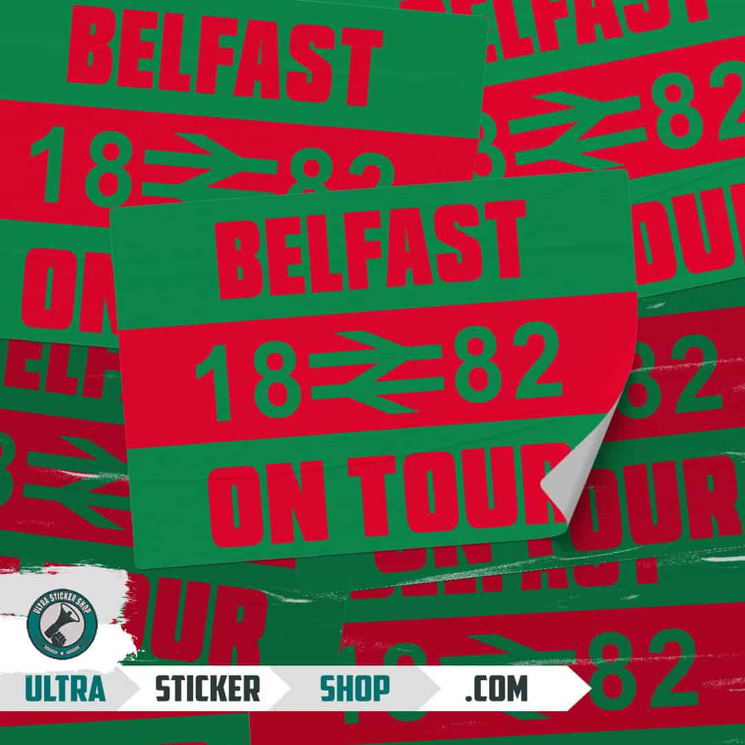 Belfast 1882 on tour Stickers