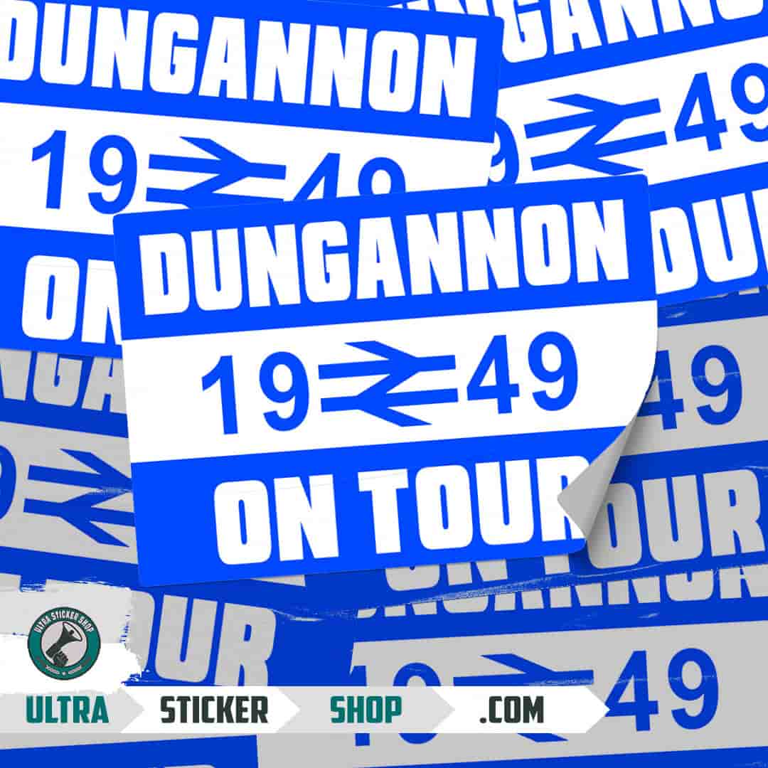 Dungannon 1949 on tour Stickers