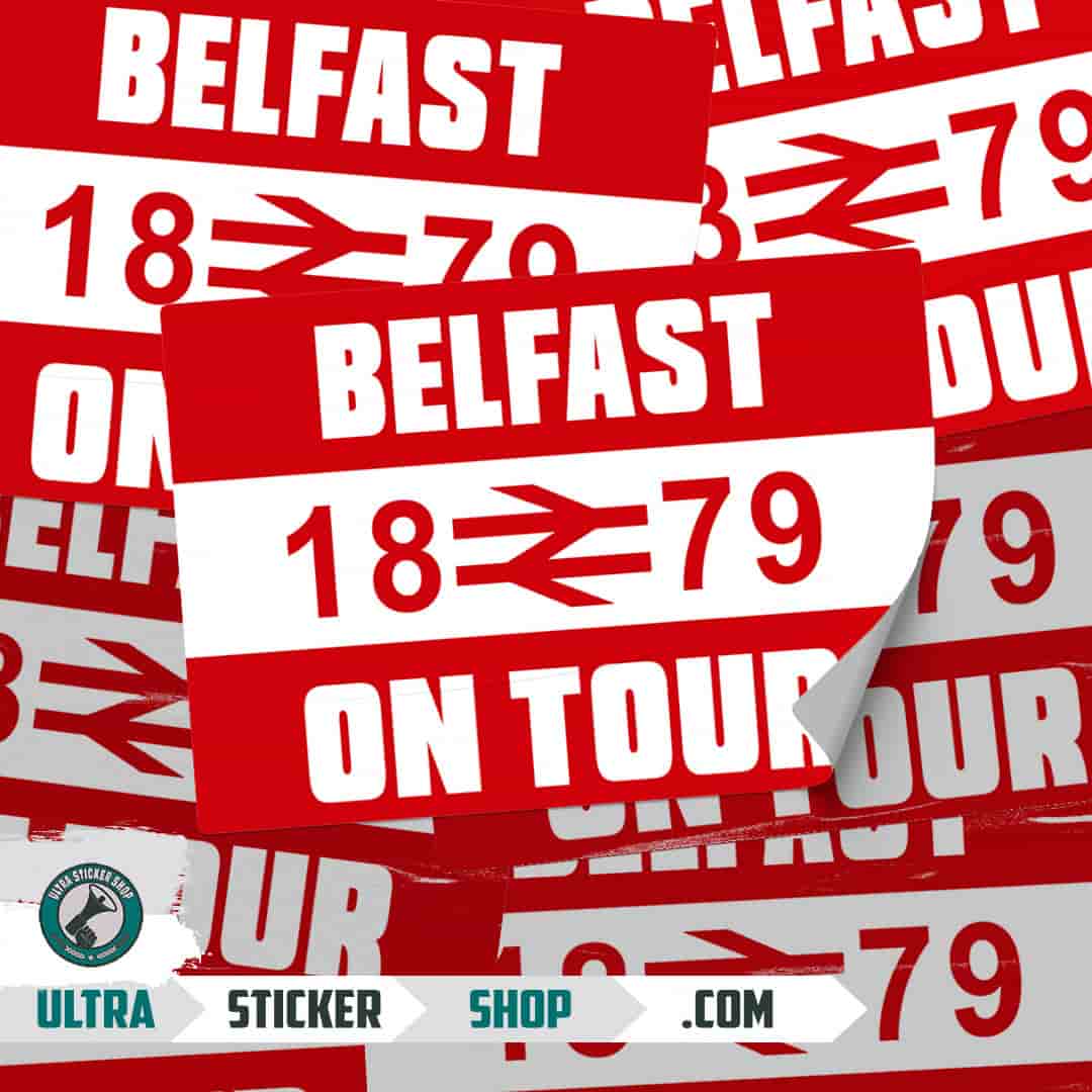 Belfast 1879 on tour Stickers