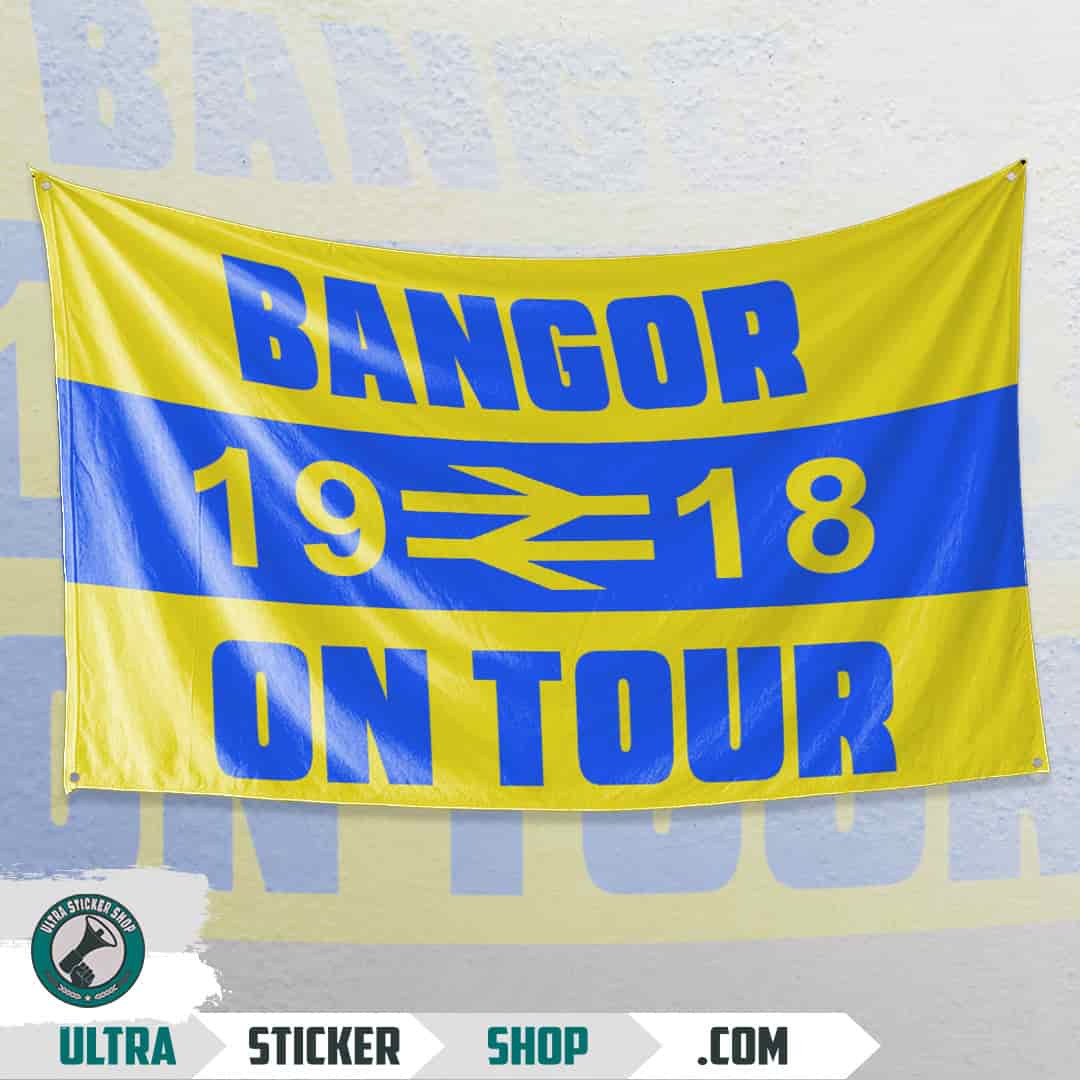 Bangor 1918 on tour Flag
