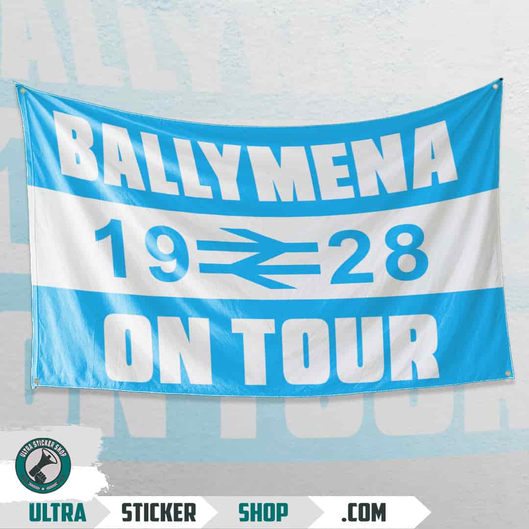 Ballymena 1928 on tour Flag