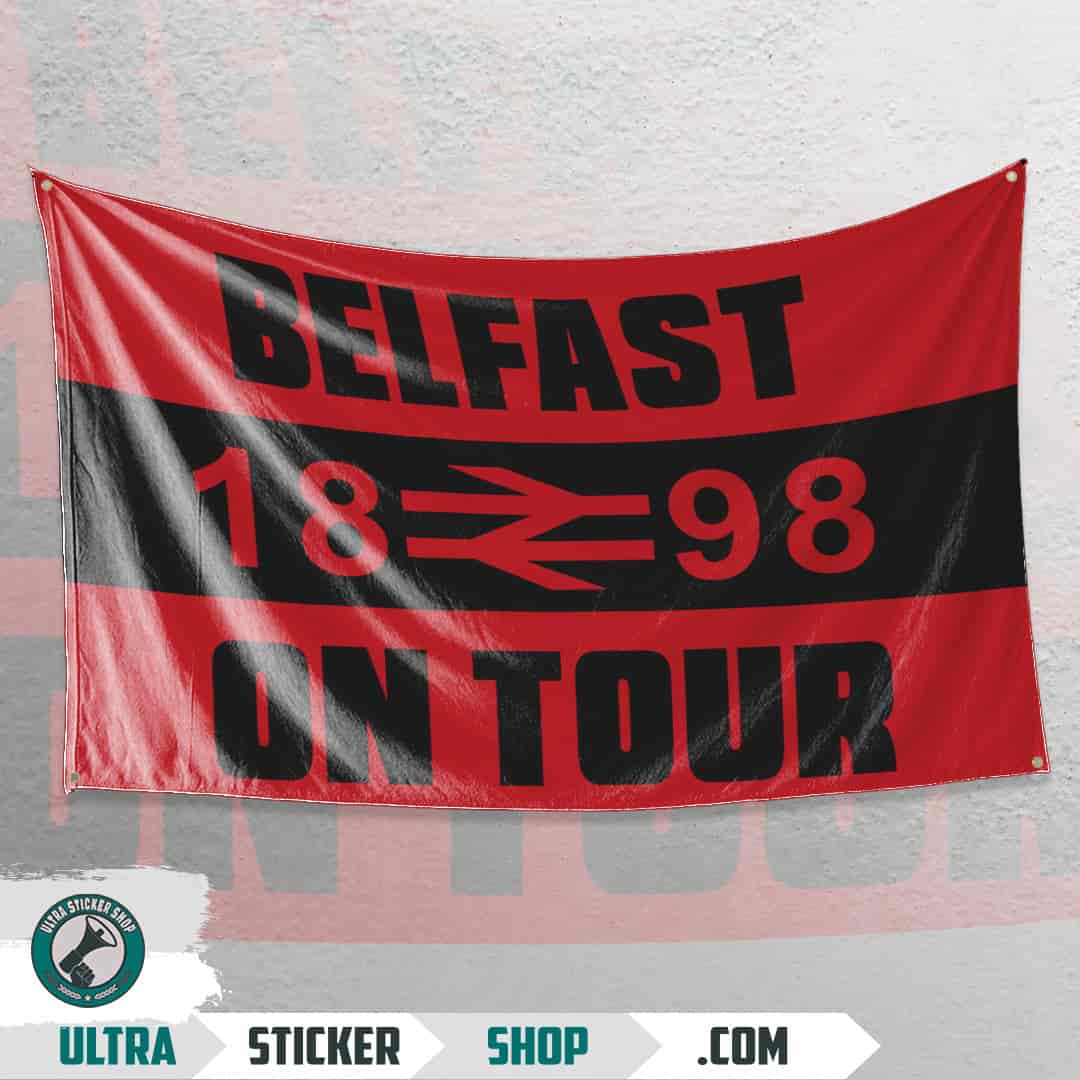 Belfast 1898 on tour Flag