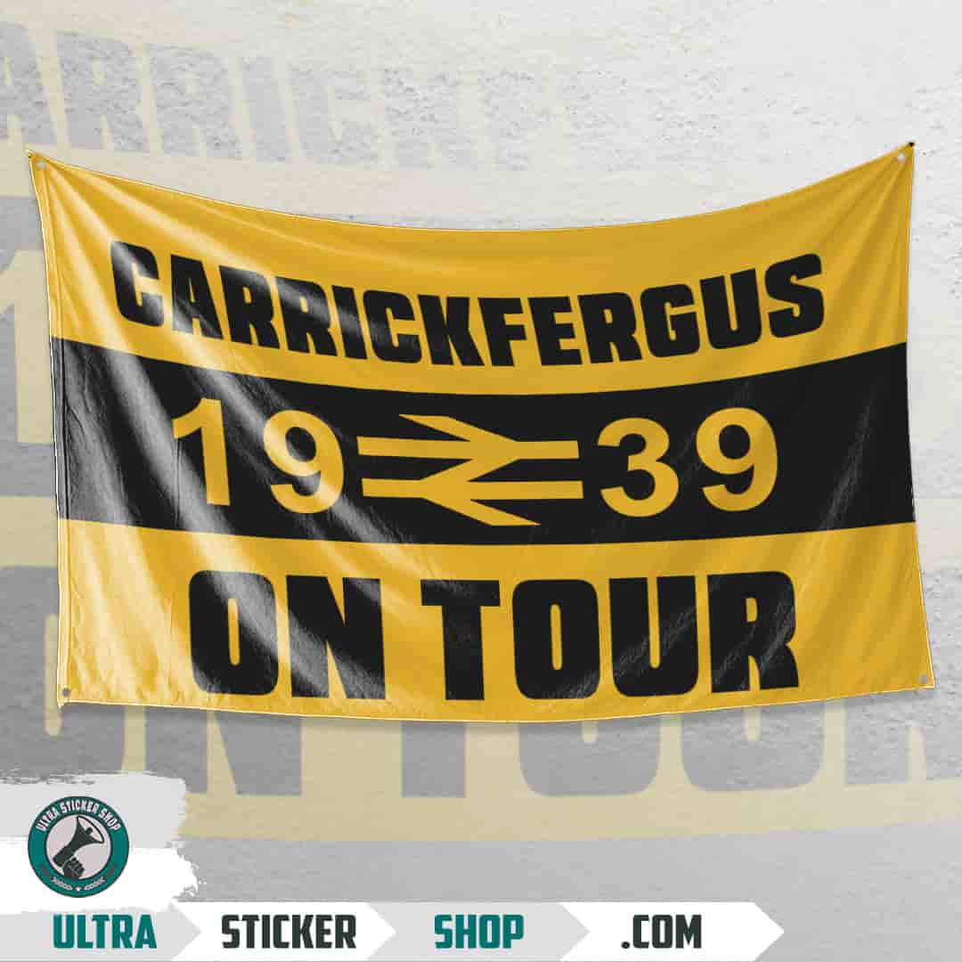 Carrickfergus 1939 on tour Flag