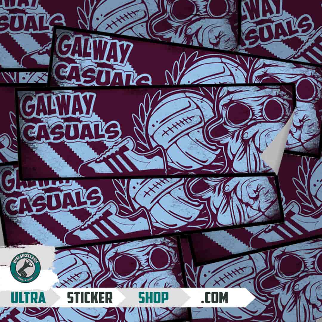 Galway casuals Stickers