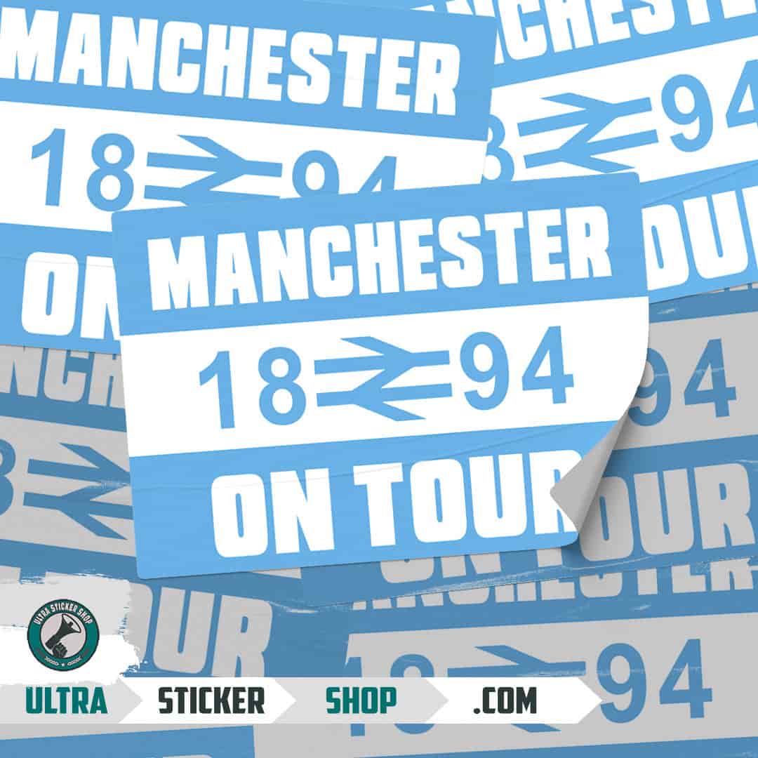 Manchester 1894 on tour Stickers