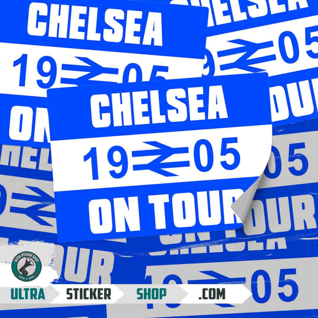Chelsea 1905 on tour Stickers