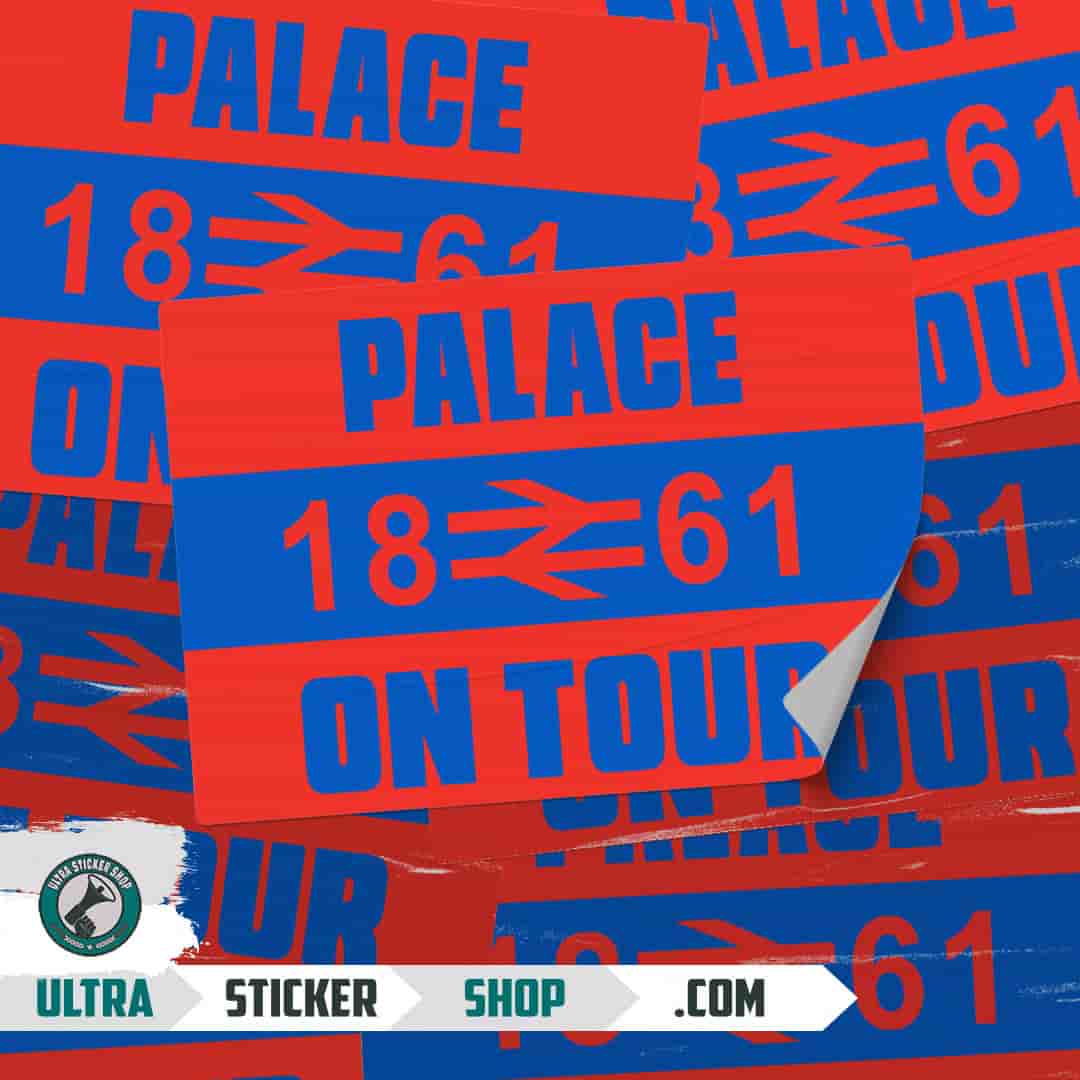 Palace 1861 on tour Stickers