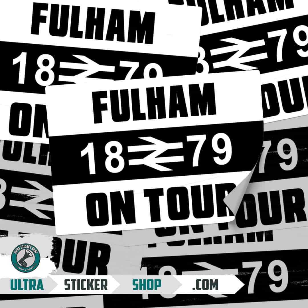 Fulham 1879 on tour Stickers