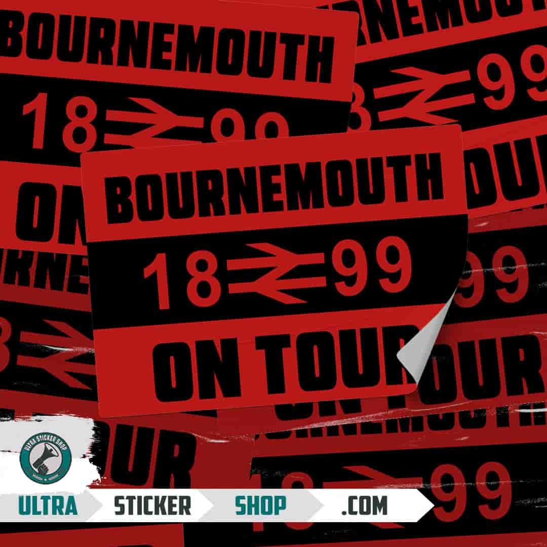 Bournemouth 1899 on tour Stickers