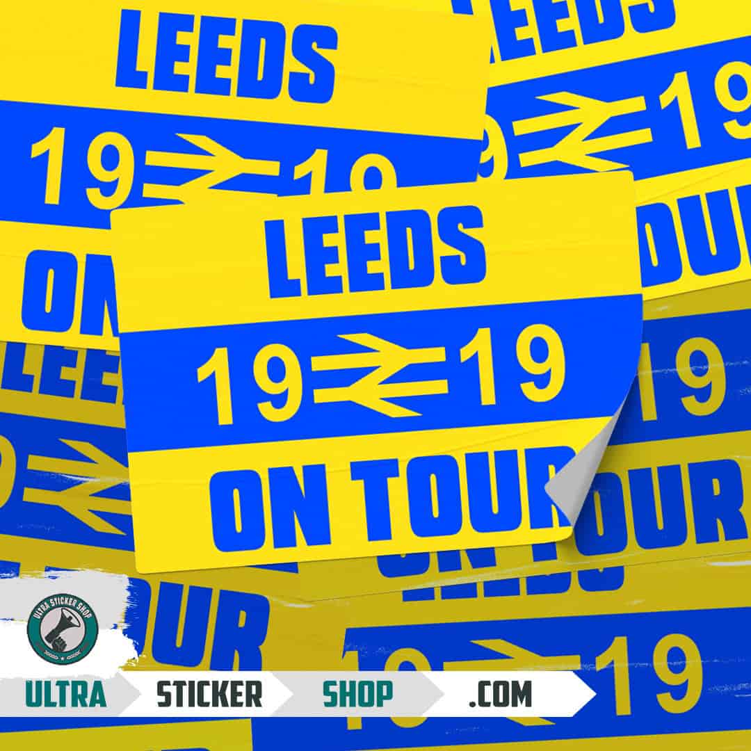 Leeds 1919 on tour Stickers