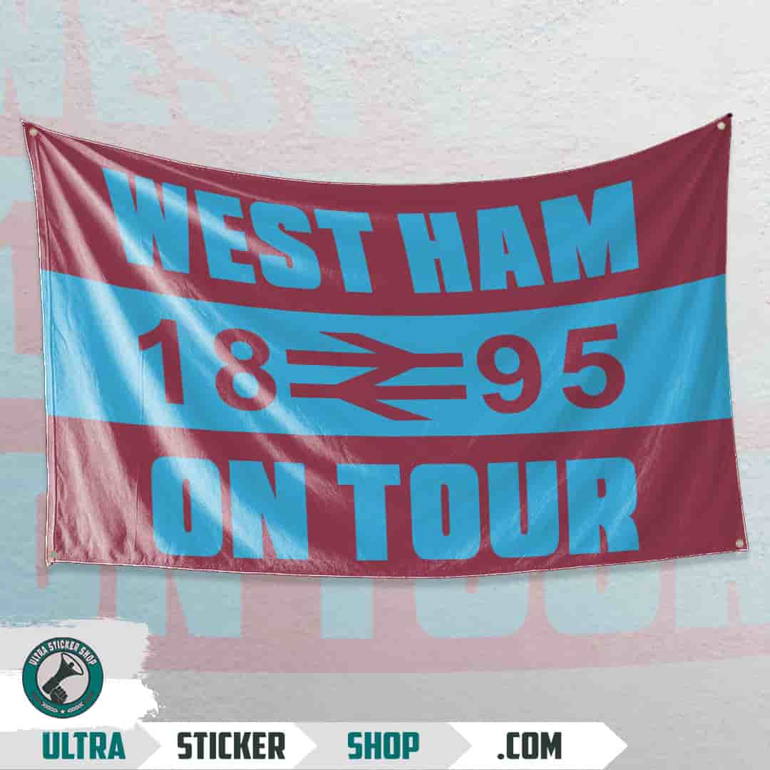West Ham 1895 on tour Flag