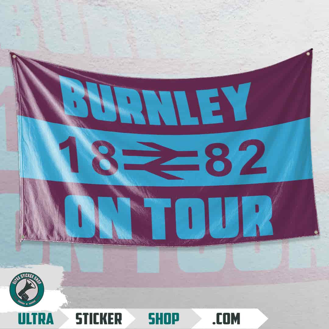 Burnley 1882 on tour Flag