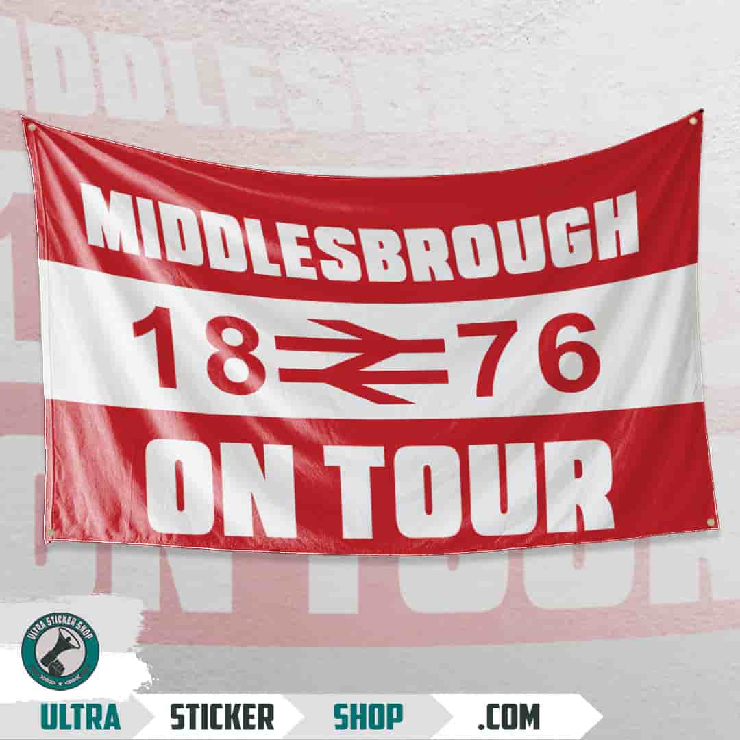 Middlesbrough 1876 on tour Flag