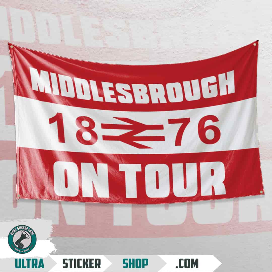 Middlesbrough 1876 on tour Flag