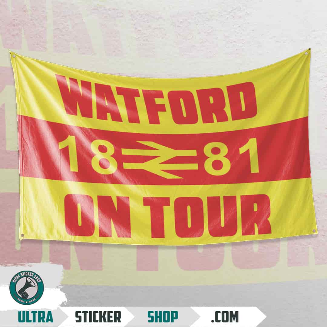 Watford 1881 on tour Flag