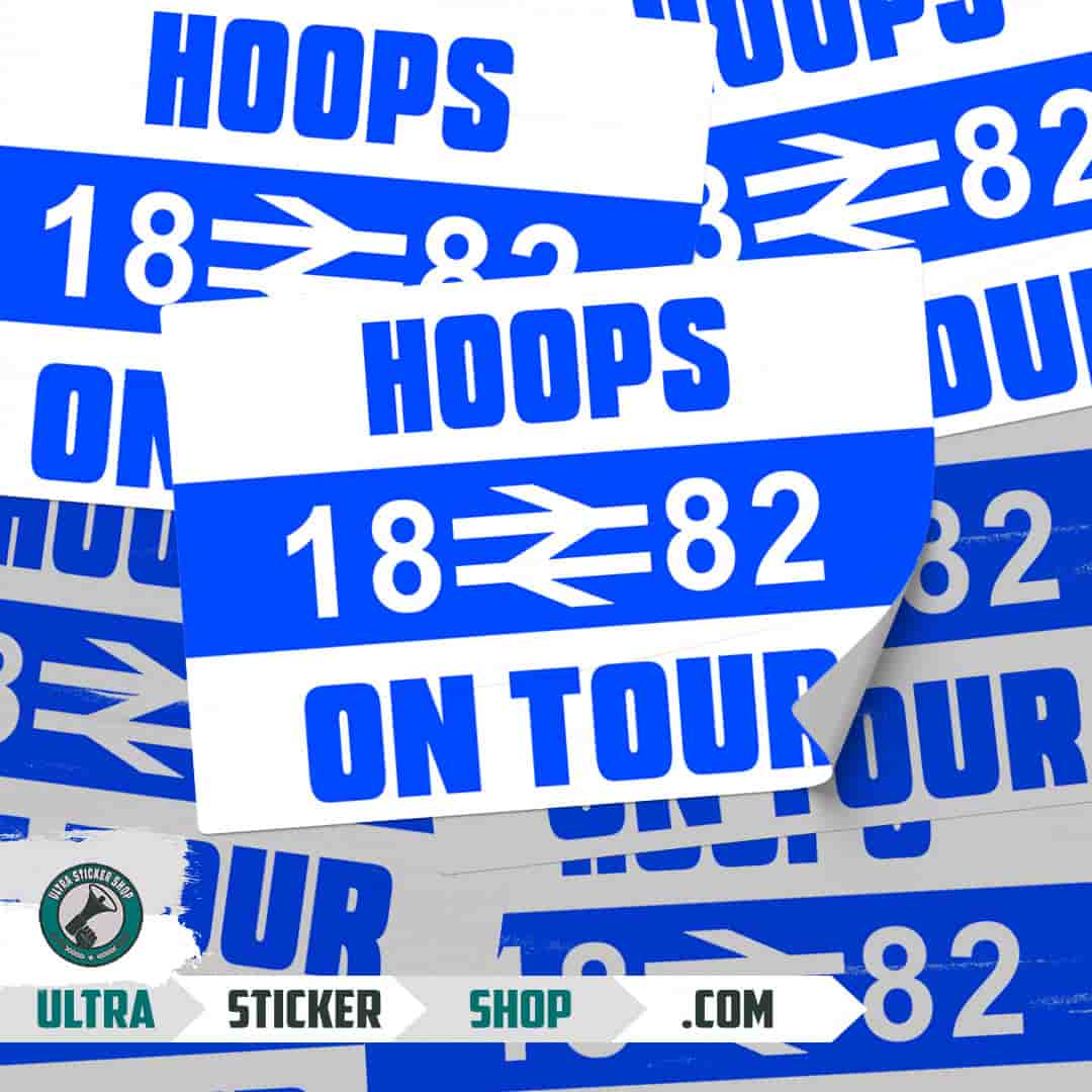 Hoops 1882 on tour Stickers