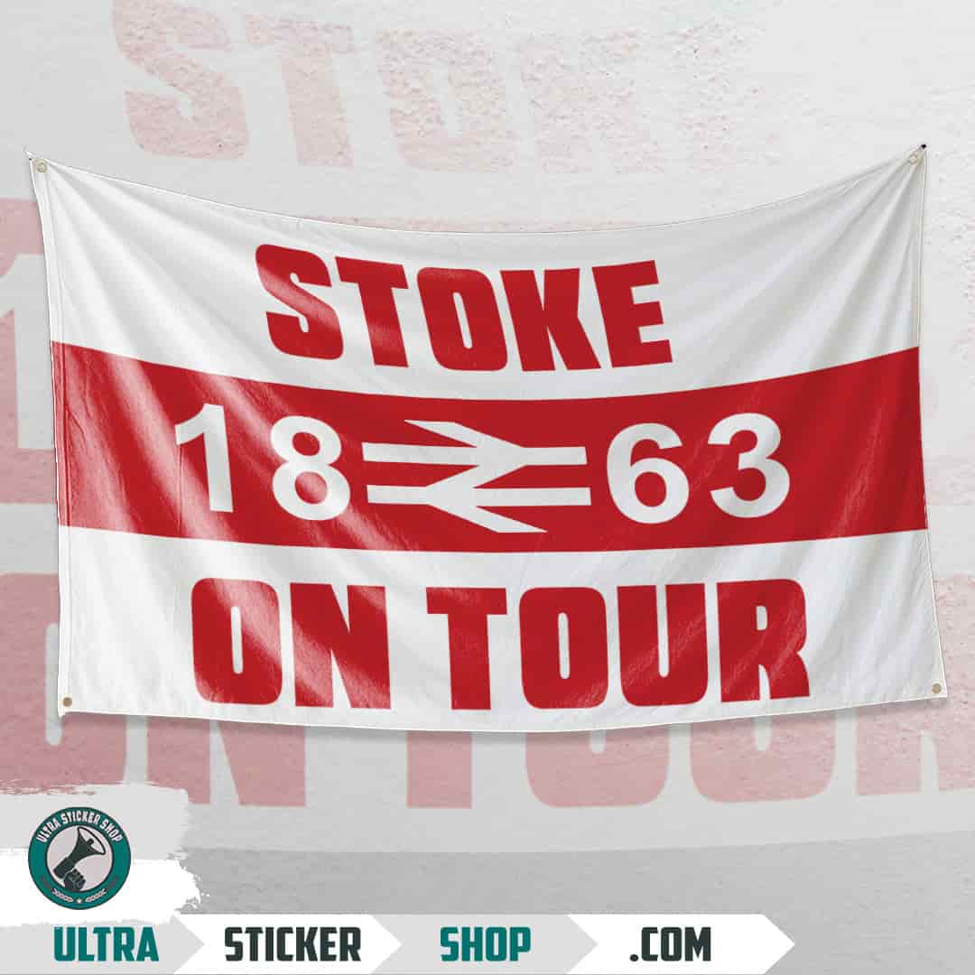 Stoke 1863 on tour Flag