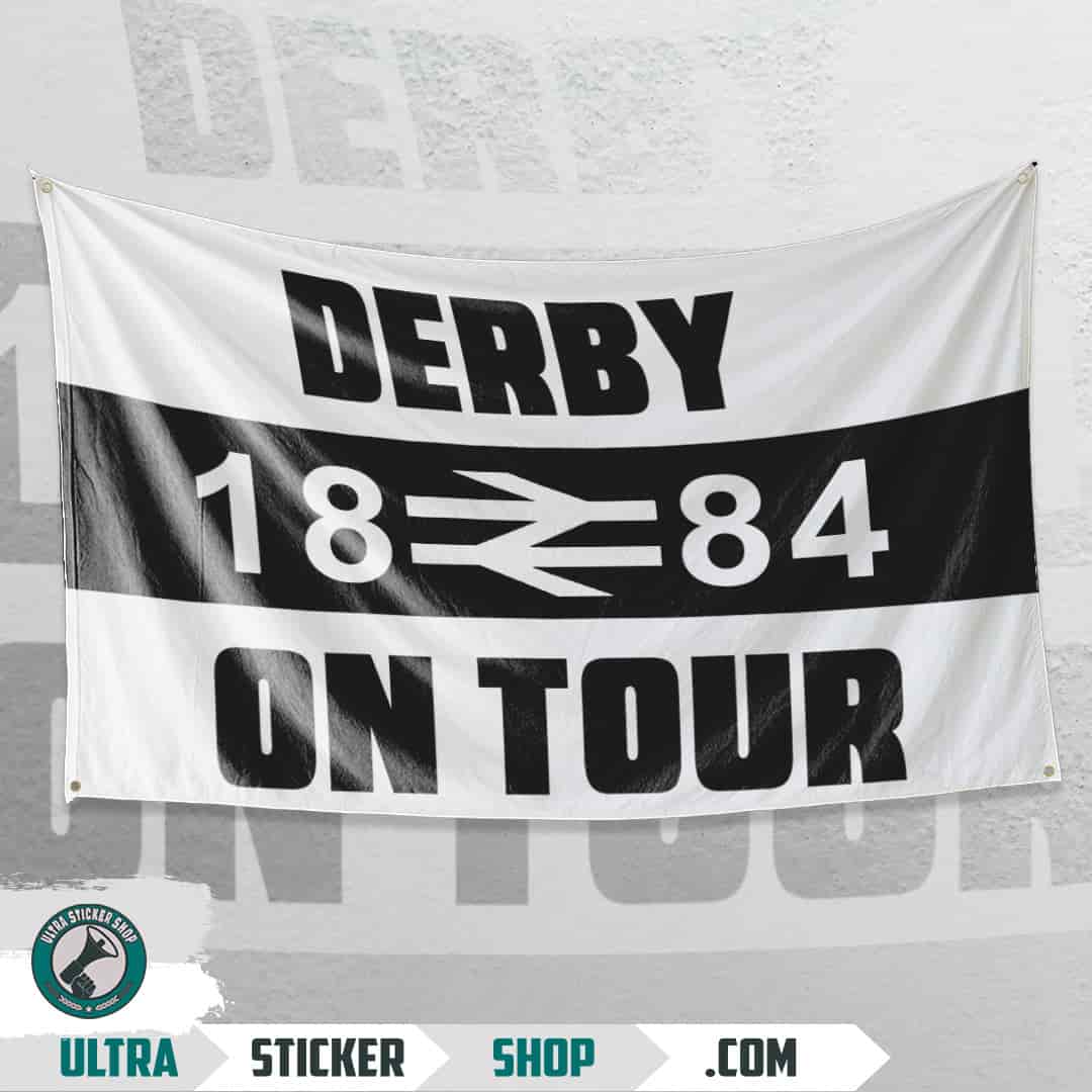 Derby 1884 on tour Flag