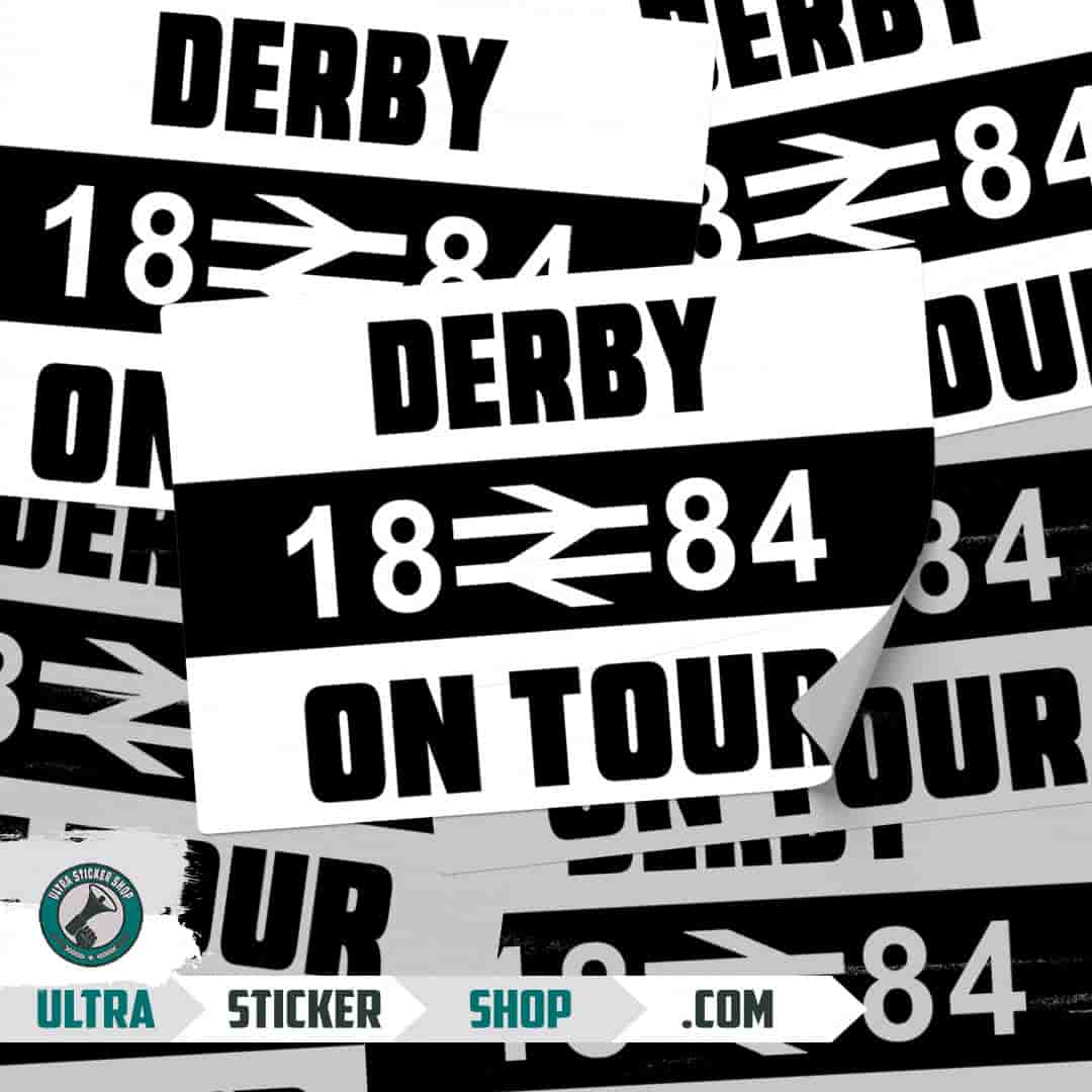 Derby 1884 on tour Stickers