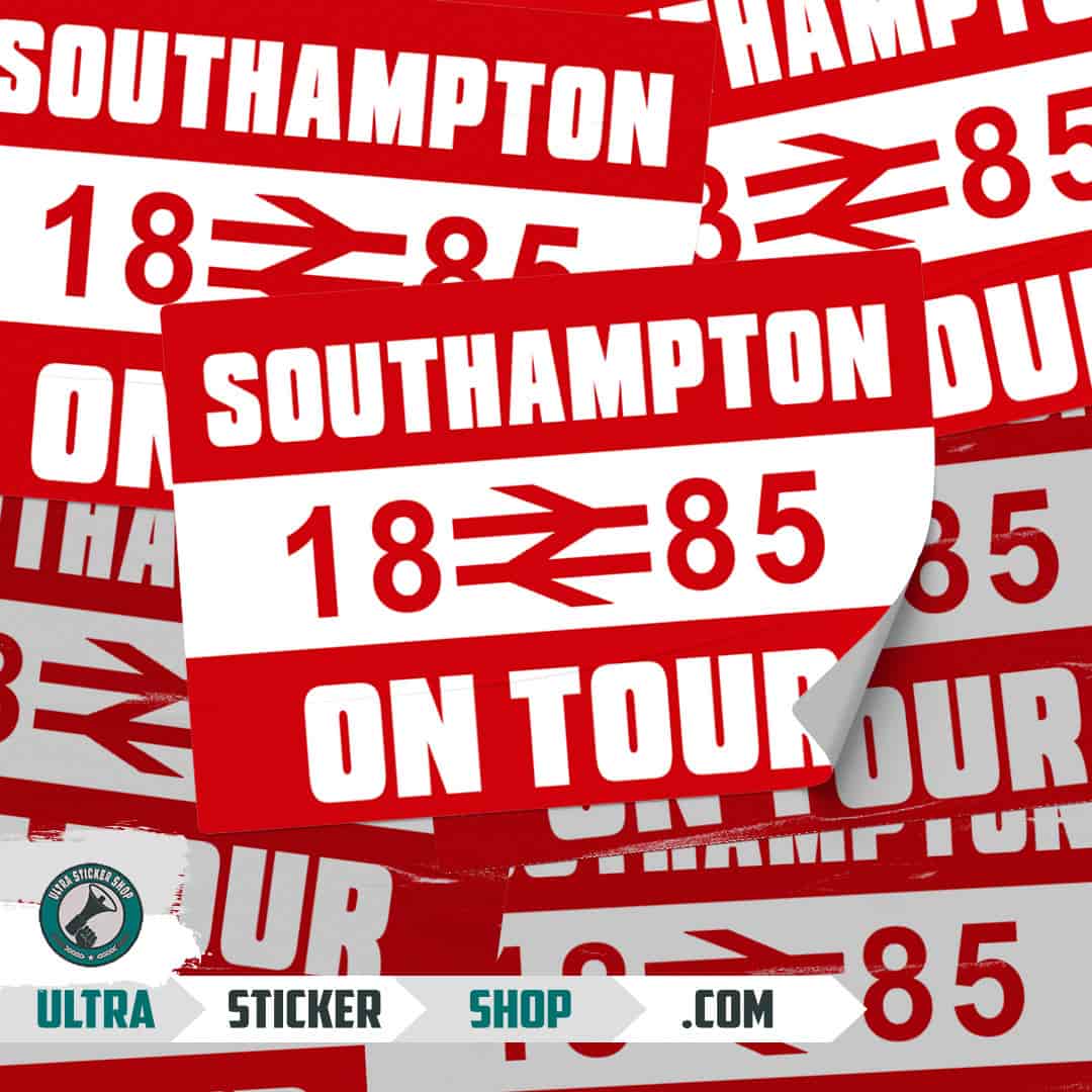 Southampton 1885 on tour Stickers